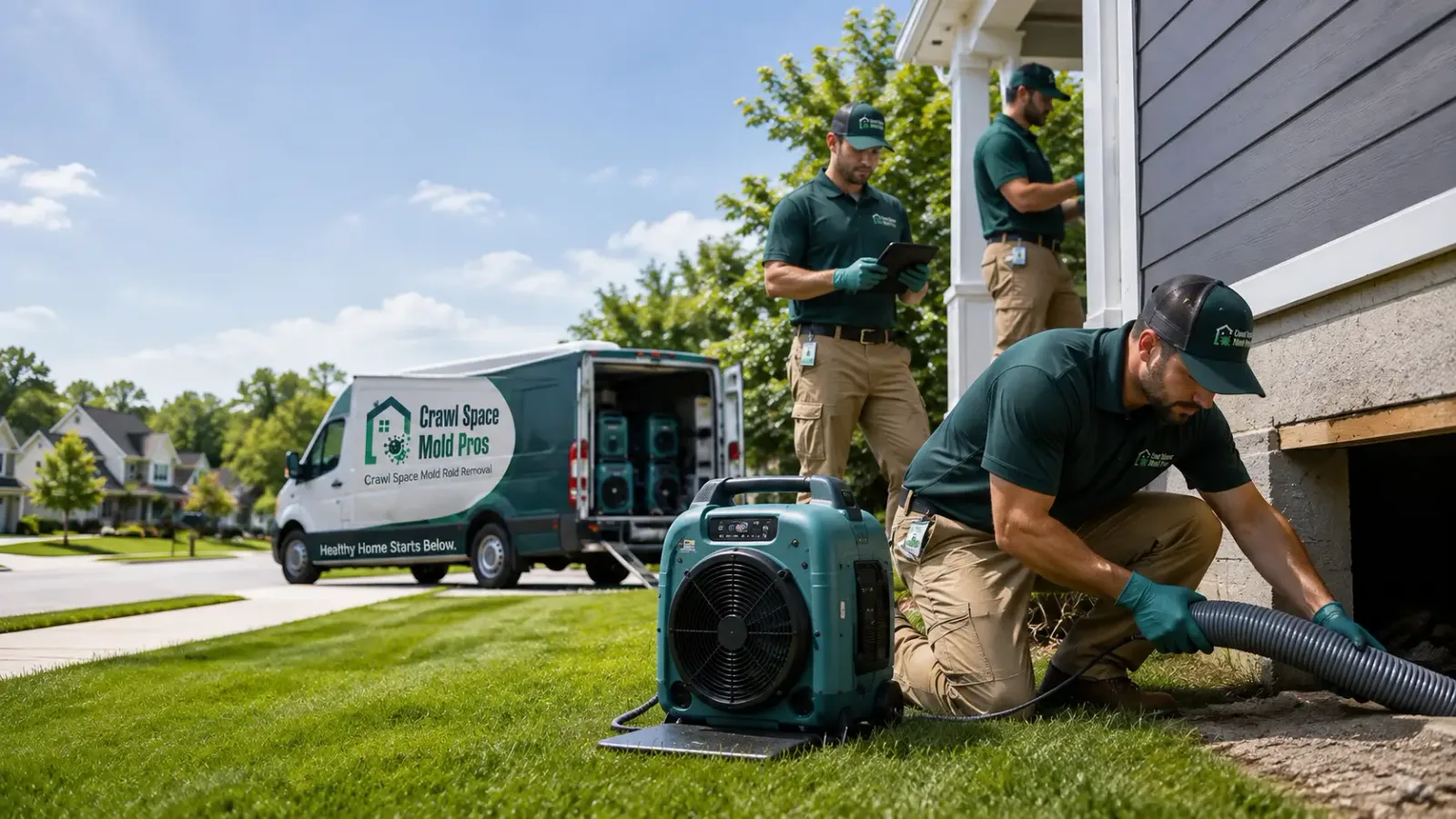 Crawl Space Mold Removal in La Honda, CA